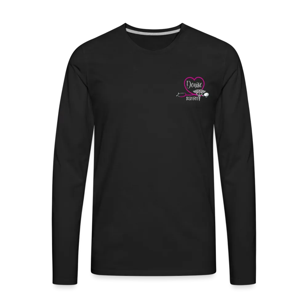 Denise BSN RN Men's Premium Long Sleeve T-Shirt