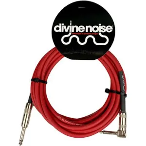 DIVINE NOISE Straight Cable - 15ft ST-RA - RED