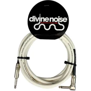 DIVINE NOISE Straight Cable - 20ft ST-RA - WHITE