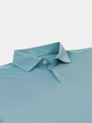 Donald Ross Mens Sport Fit Donny Pique Polo - SKY BLUE