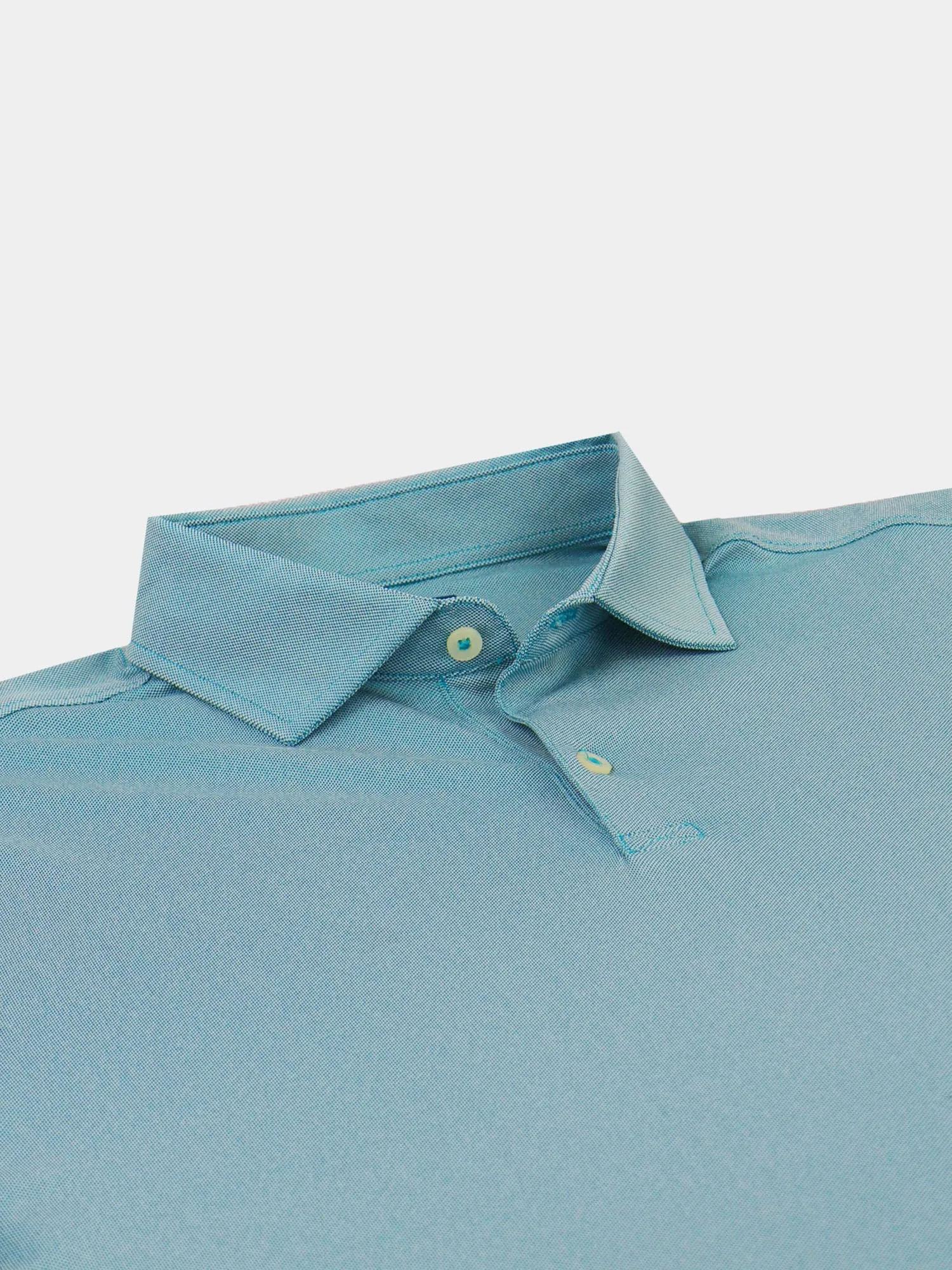 Donald Ross Mens Sport Fit Donny Pique Polo - SKY BLUE