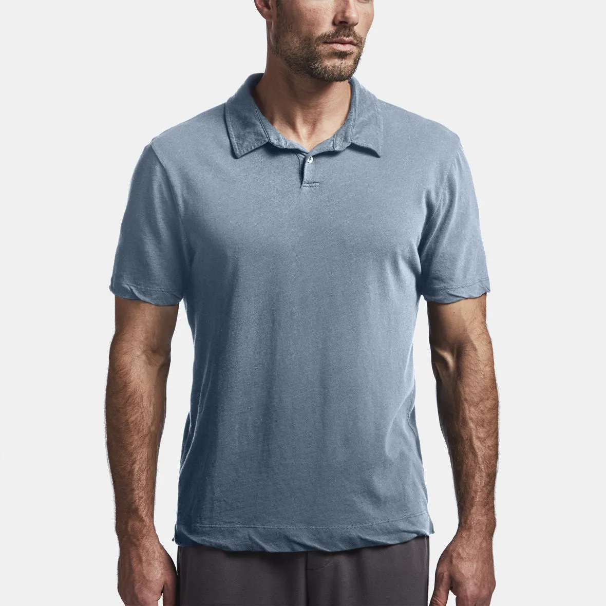 Dry Touch Jersey Polo - Globe Pigment