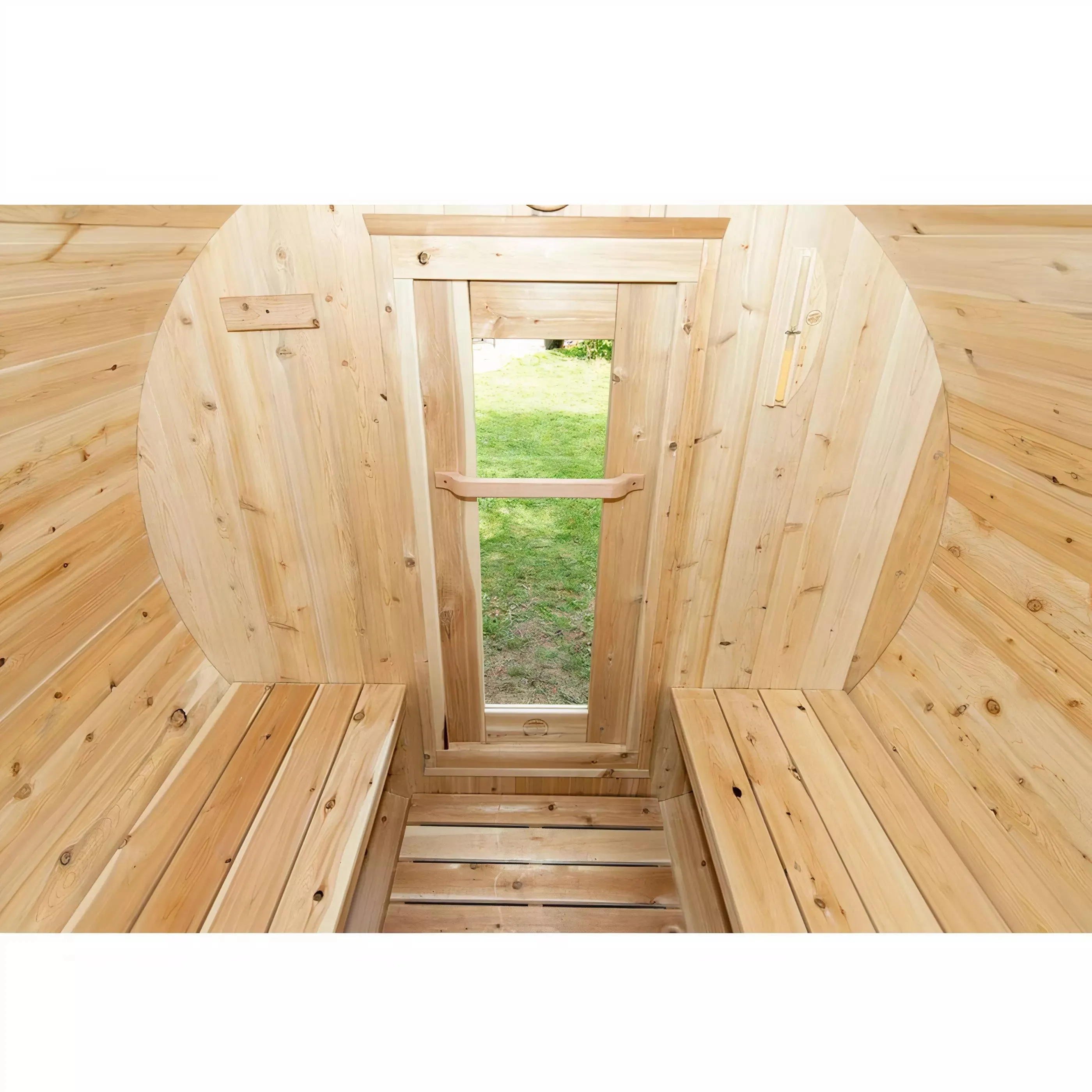 Dundalk CT Harmony 4 Person Barrel Sauna | Electric Heater