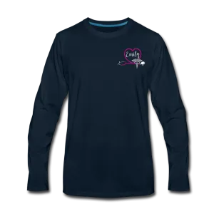 Emily Emergency Nurse Flag Men's Premium Long Sleeve T-Shirt
