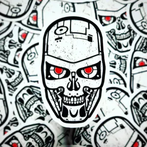 Endoskeleton Sticker