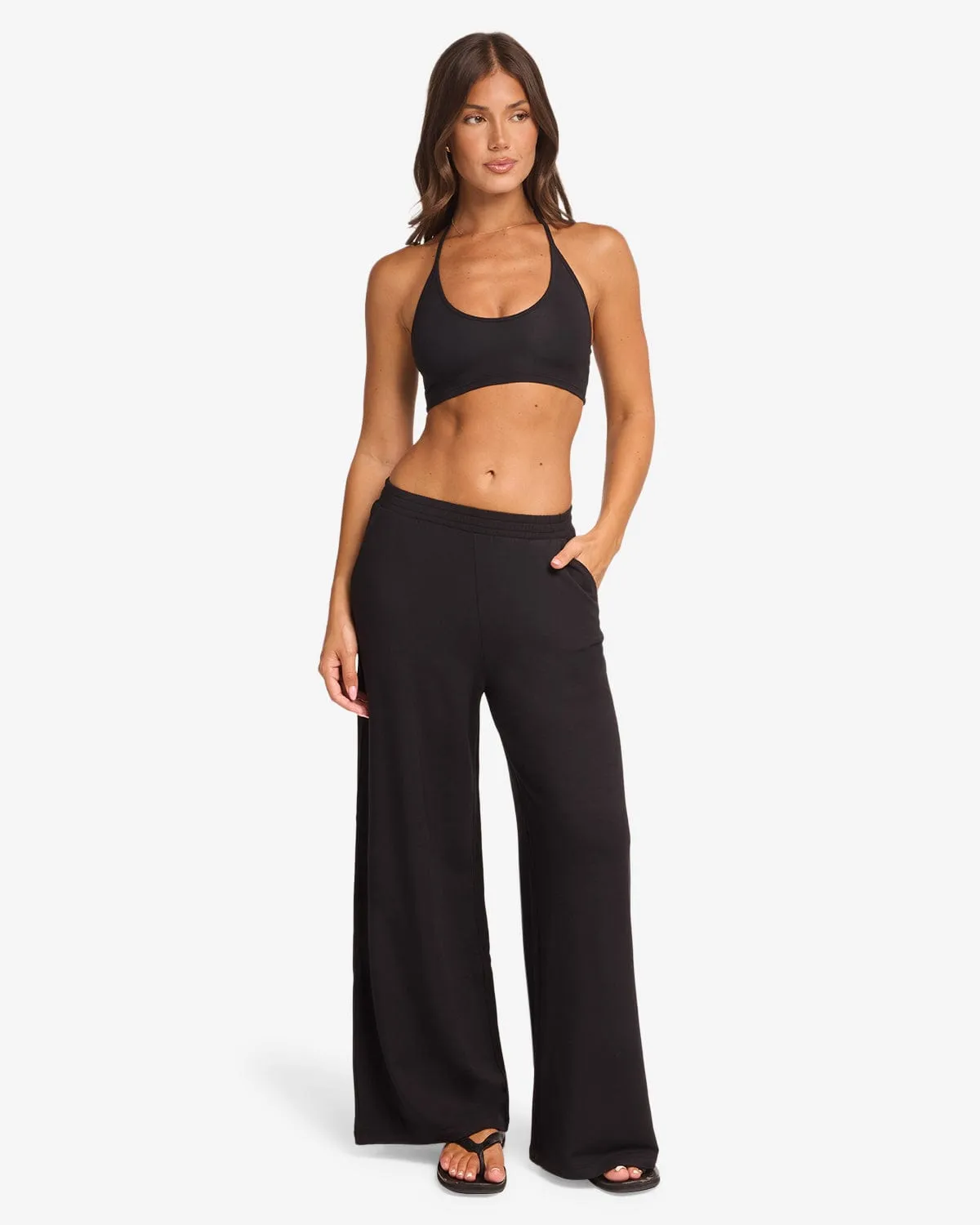 Everyday Wide Leg Pant | Black