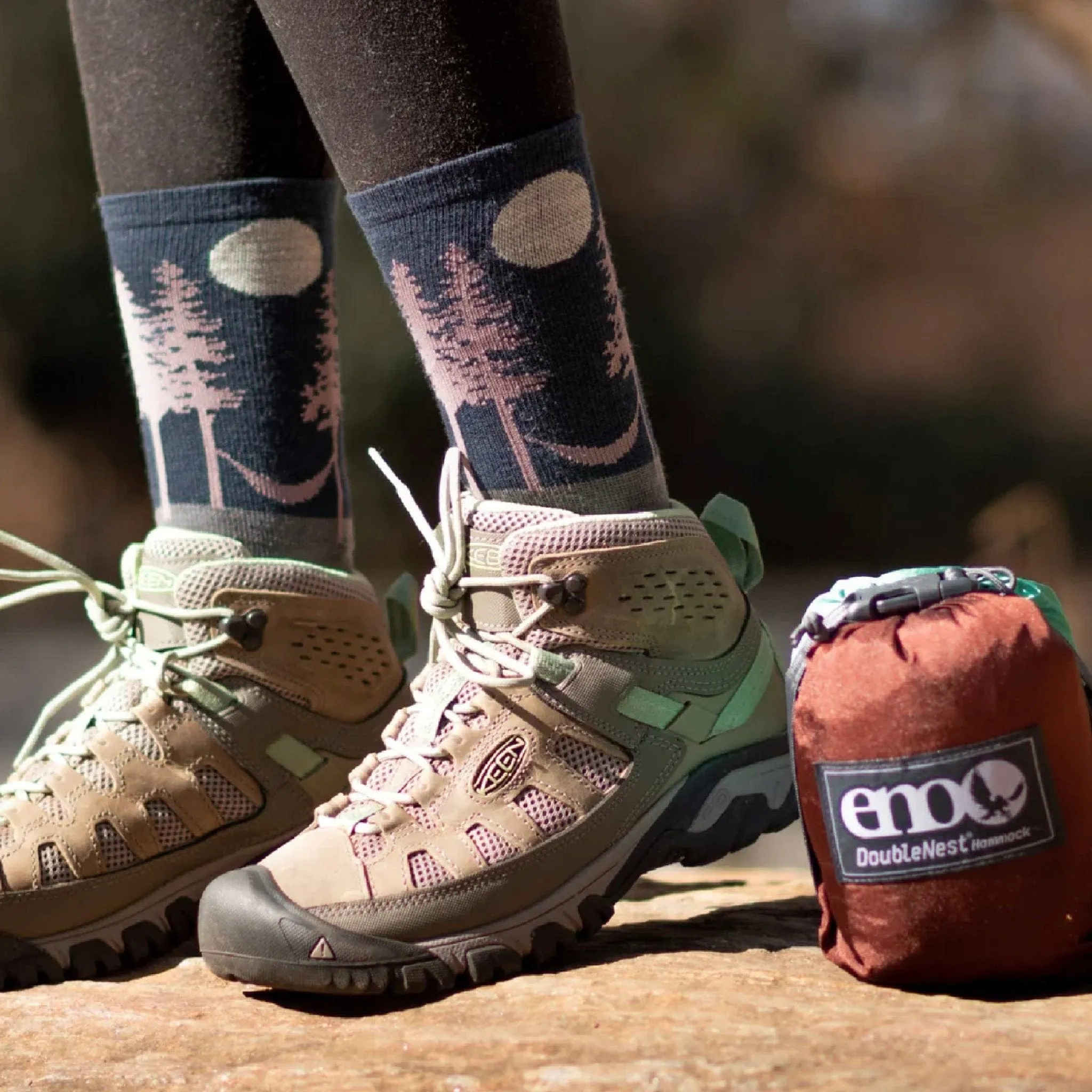 Farm to Feet Asheville Trail Light Cushion 3/4 Crew Socks