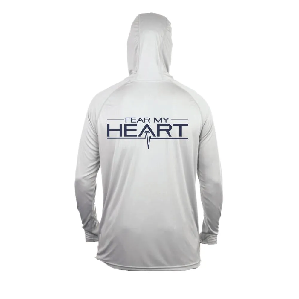 Fear My Heart Jason Christie AFTCO Long Sleeve Performance Hood