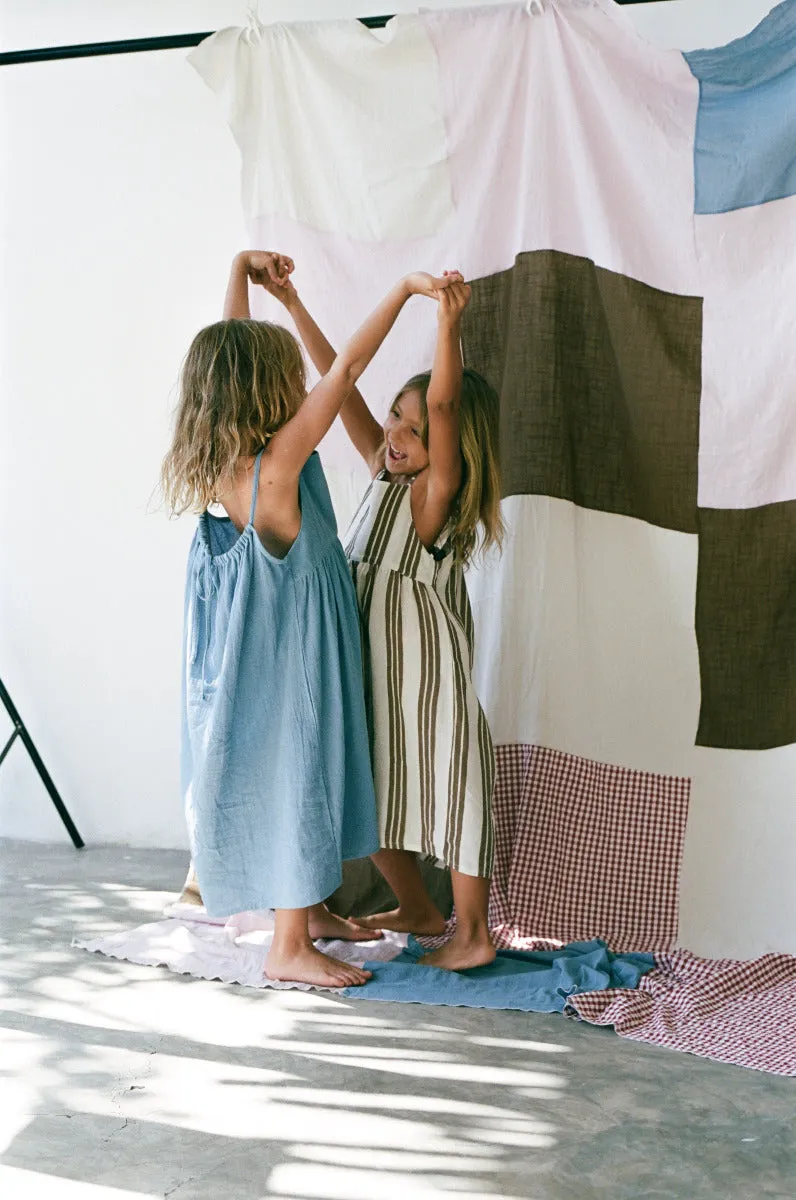 Field Dress - Cocoa Stripe