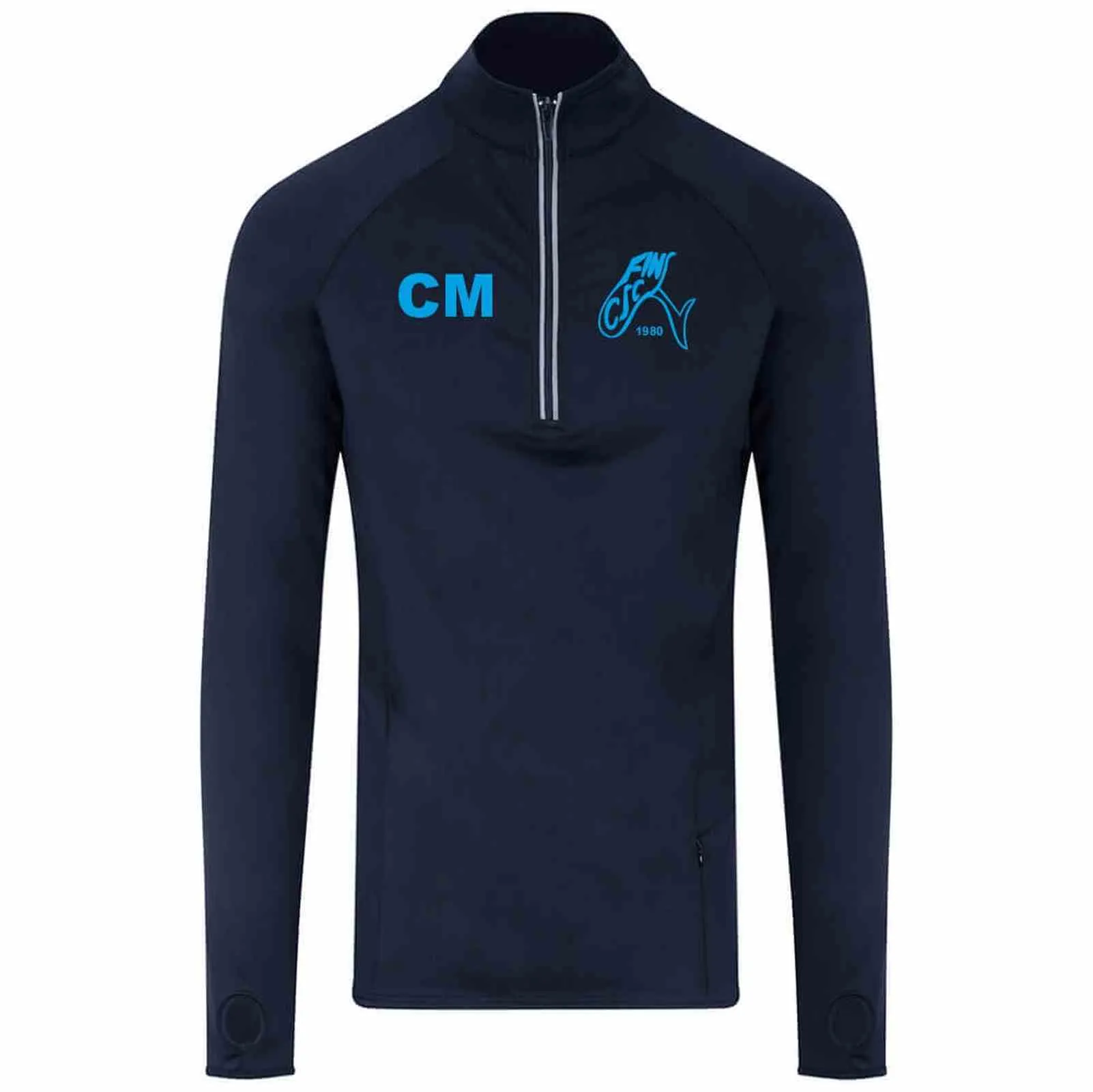 Fins CSC - Unisex Cool Flex 1/2 Zip Top