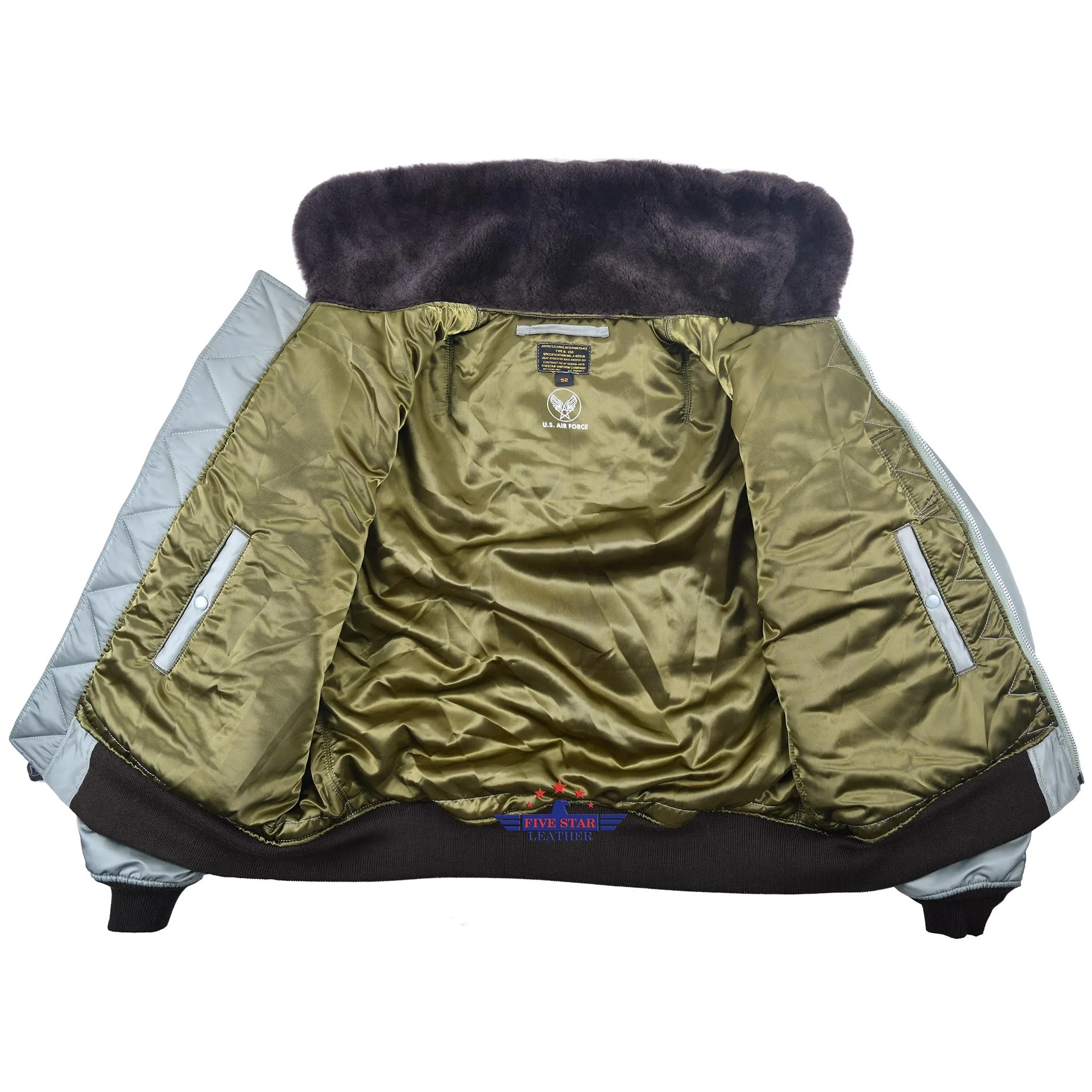 FiveStar Leather USAF B-15D Flying Jacket Sage Green