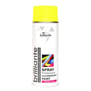 Fluorescent Paint Spray Brilliante, Yellow, 400ml