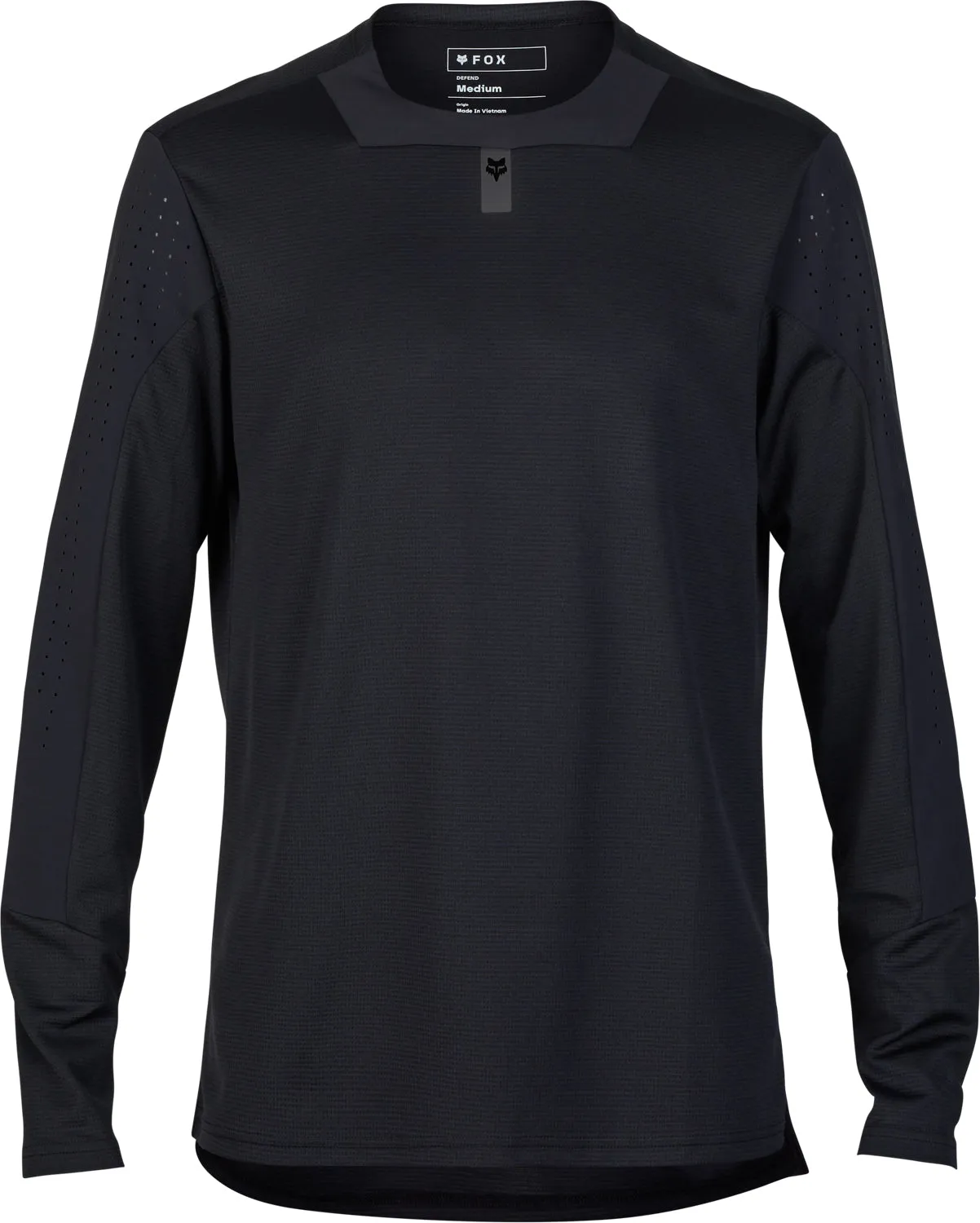 Fox Defend Long Sleeve Mens Cycling Jersey - Black