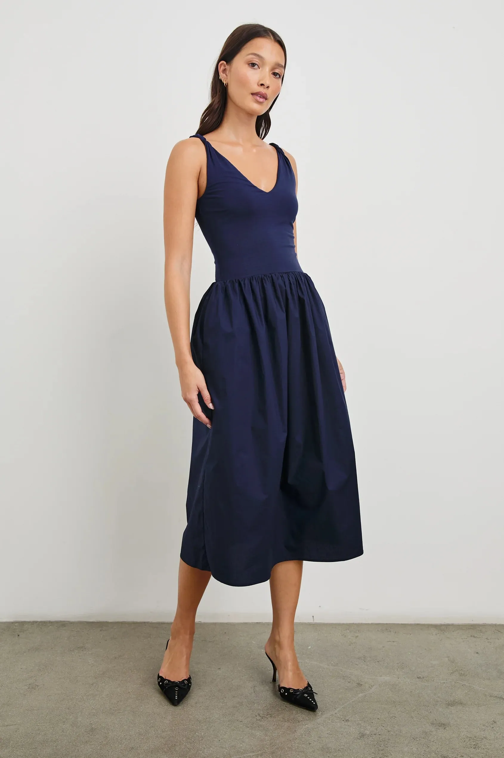 Franca Dress in Navy
