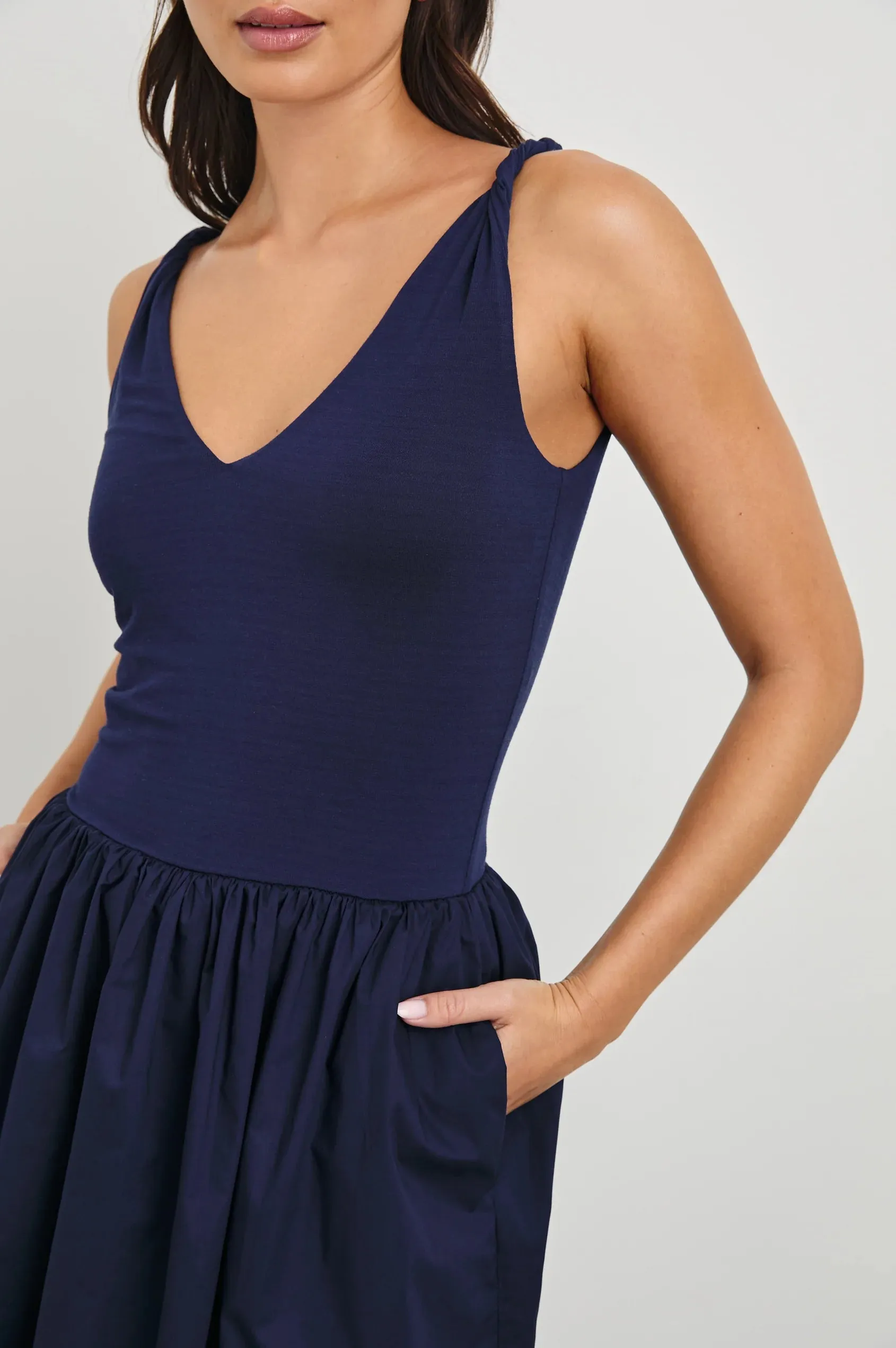 Franca Dress in Navy