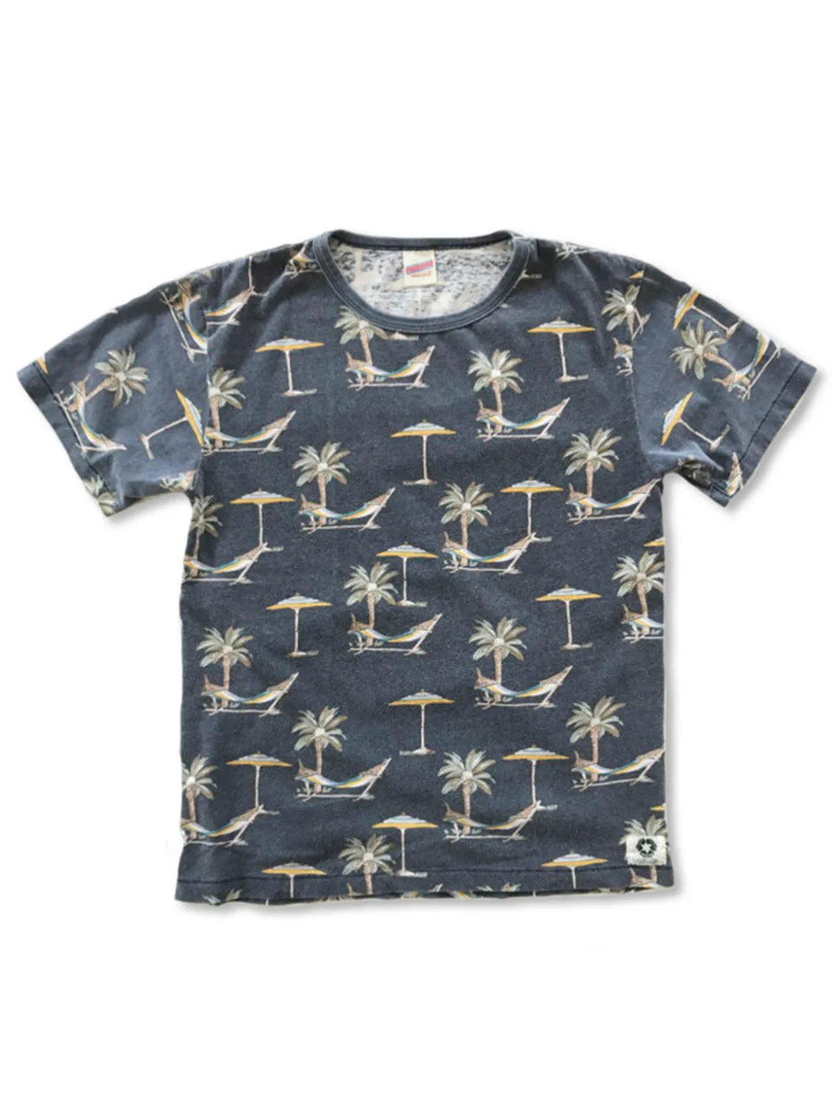 Free Rage Recycled Cotton Overall Handle Tee Resort Navy