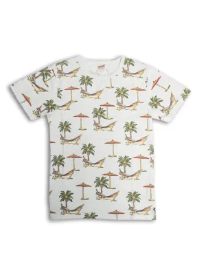 Free Rage Recycled Cotton Overall Handle Tee Resort White
