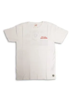 Free Rage Recycled Cotton Tee Drink White