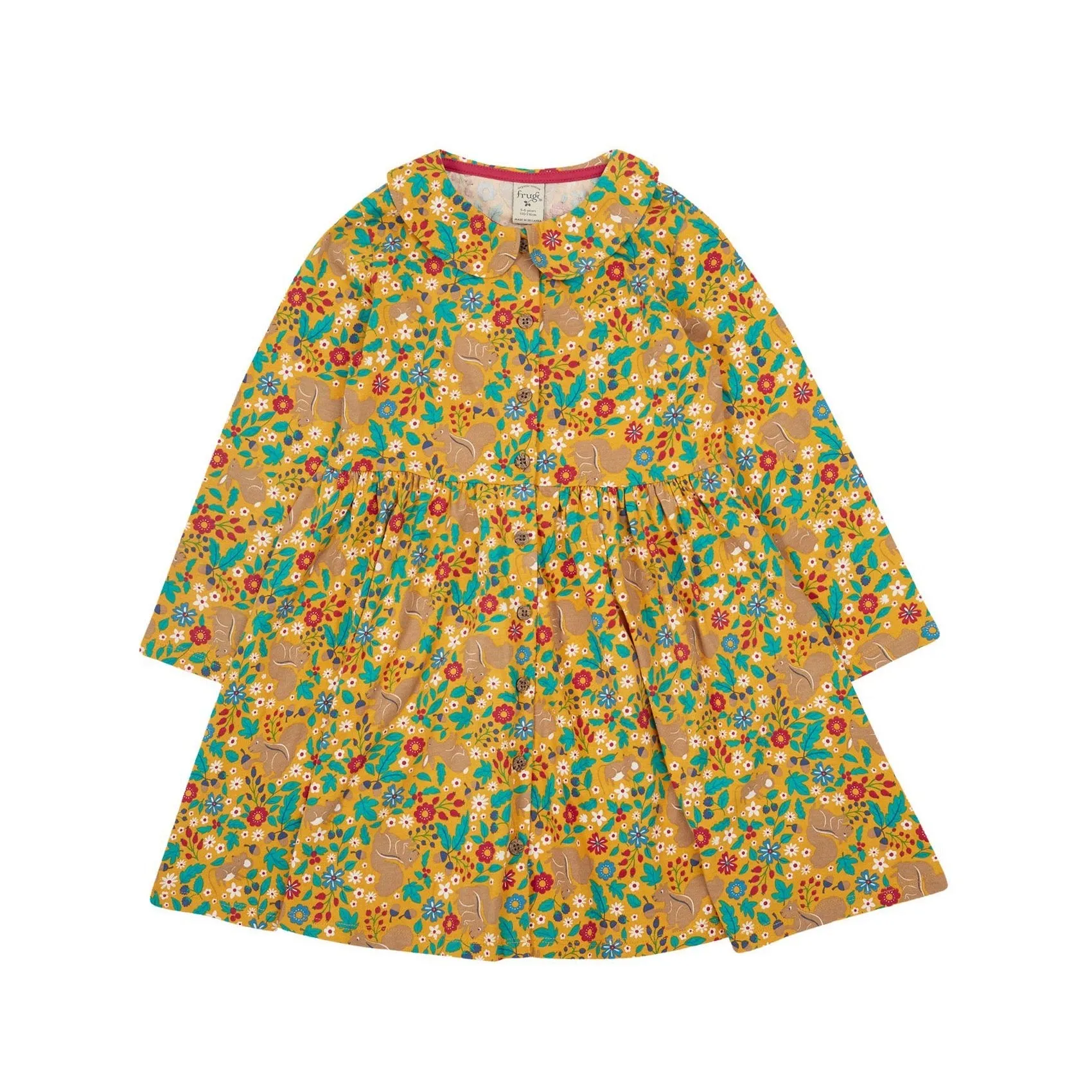 Frugi Autumn Infant Dress 500169A4autf Autumn Friends