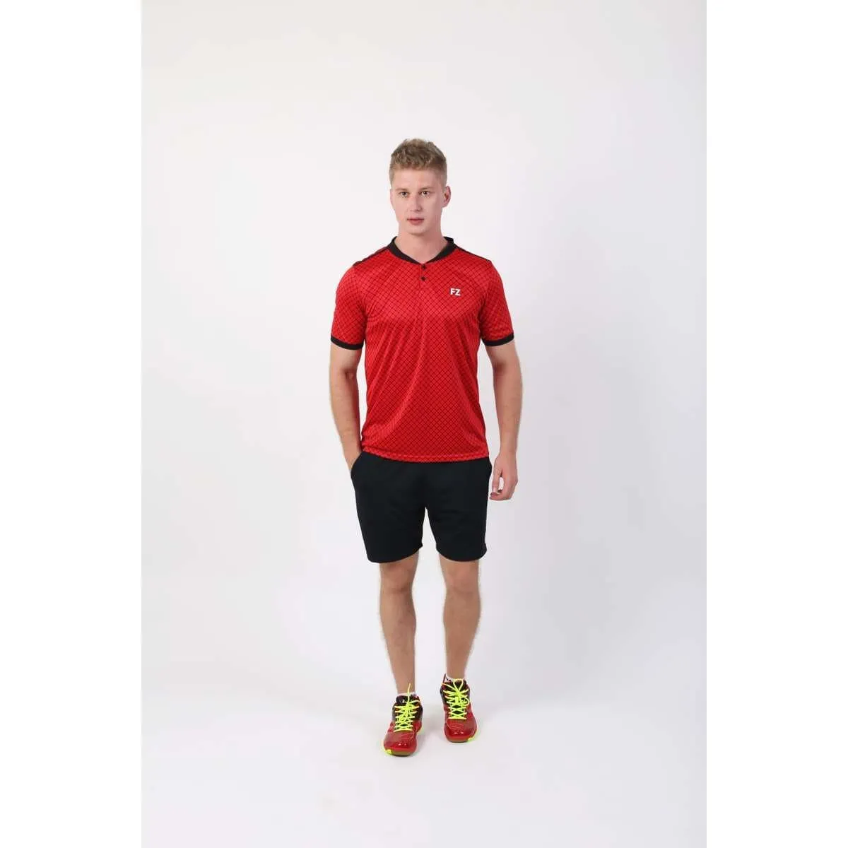 FZ Forza Bronx Chinese Red Badminton T-Shirt