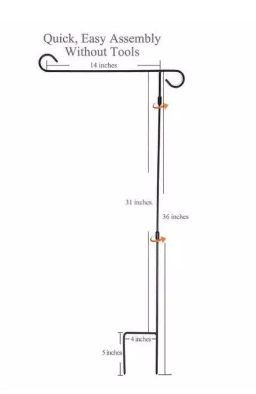 Garden Flag Pole holder