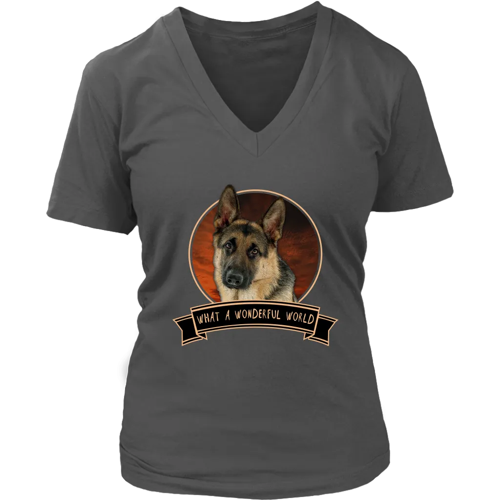 German Shepherd Wonderful World Shirts - FREE Shipping!