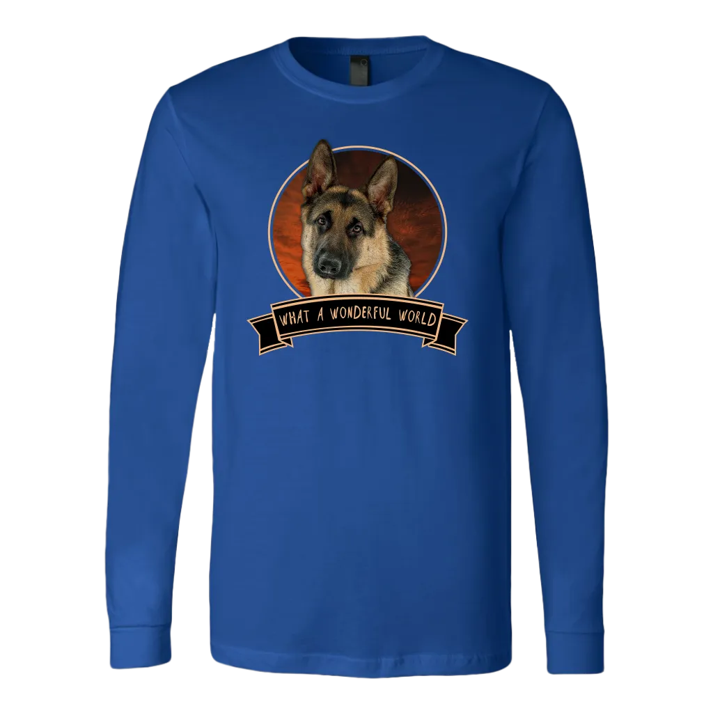 German Shepherd Wonderful World Shirts - FREE Shipping!