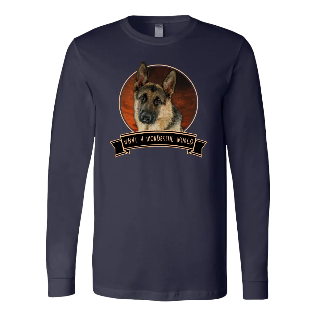 German Shepherd Wonderful World Shirts - FREE Shipping!