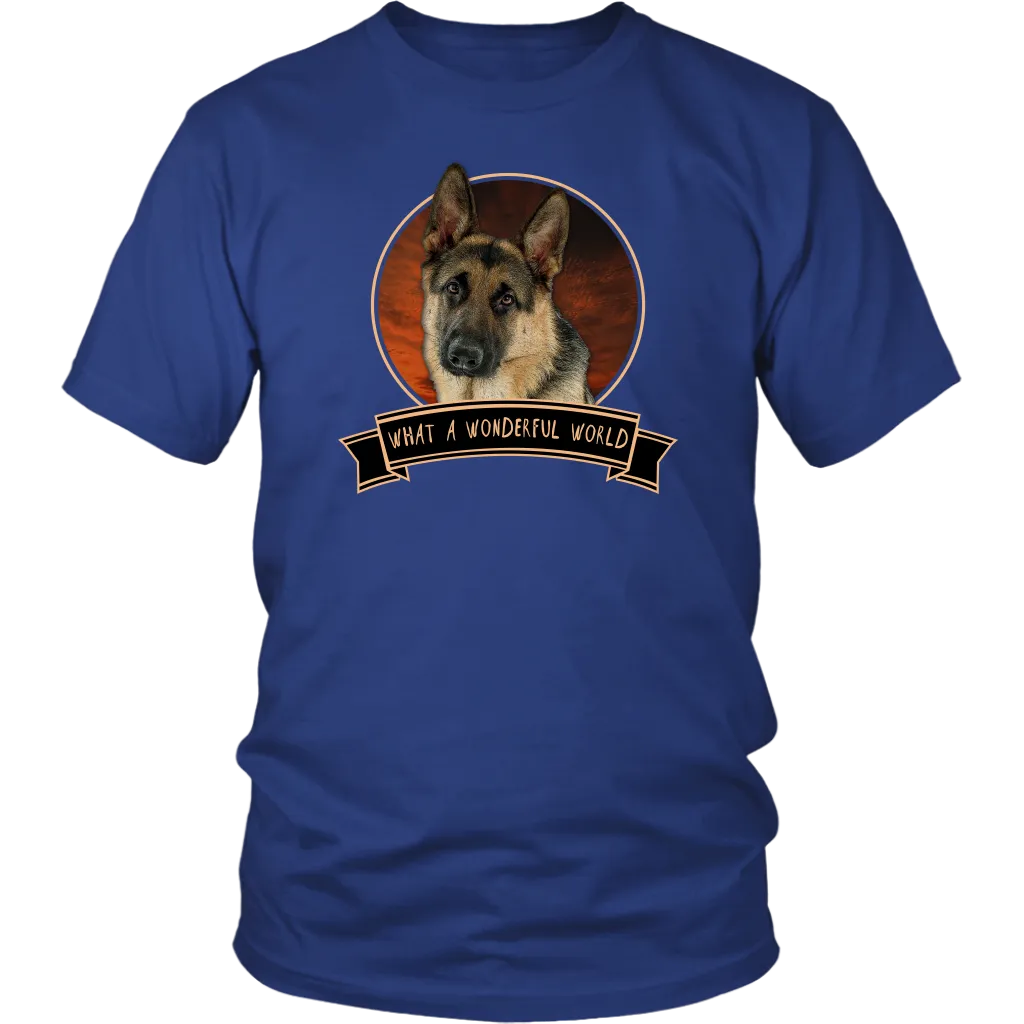 German Shepherd Wonderful World Shirts - FREE Shipping!