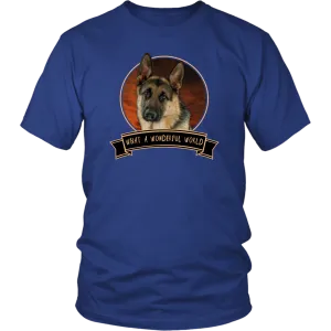 German Shepherd Wonderful World Shirts - FREE Shipping!