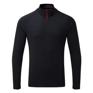 Gill Men's UV Tec Long Sleeve Zip Tee Navy