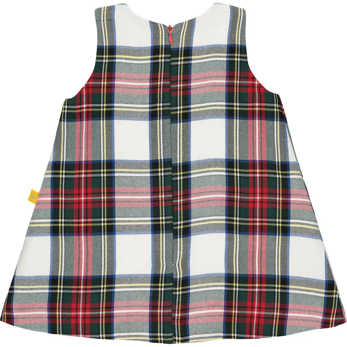 Girls Check Cotton Twill Dress