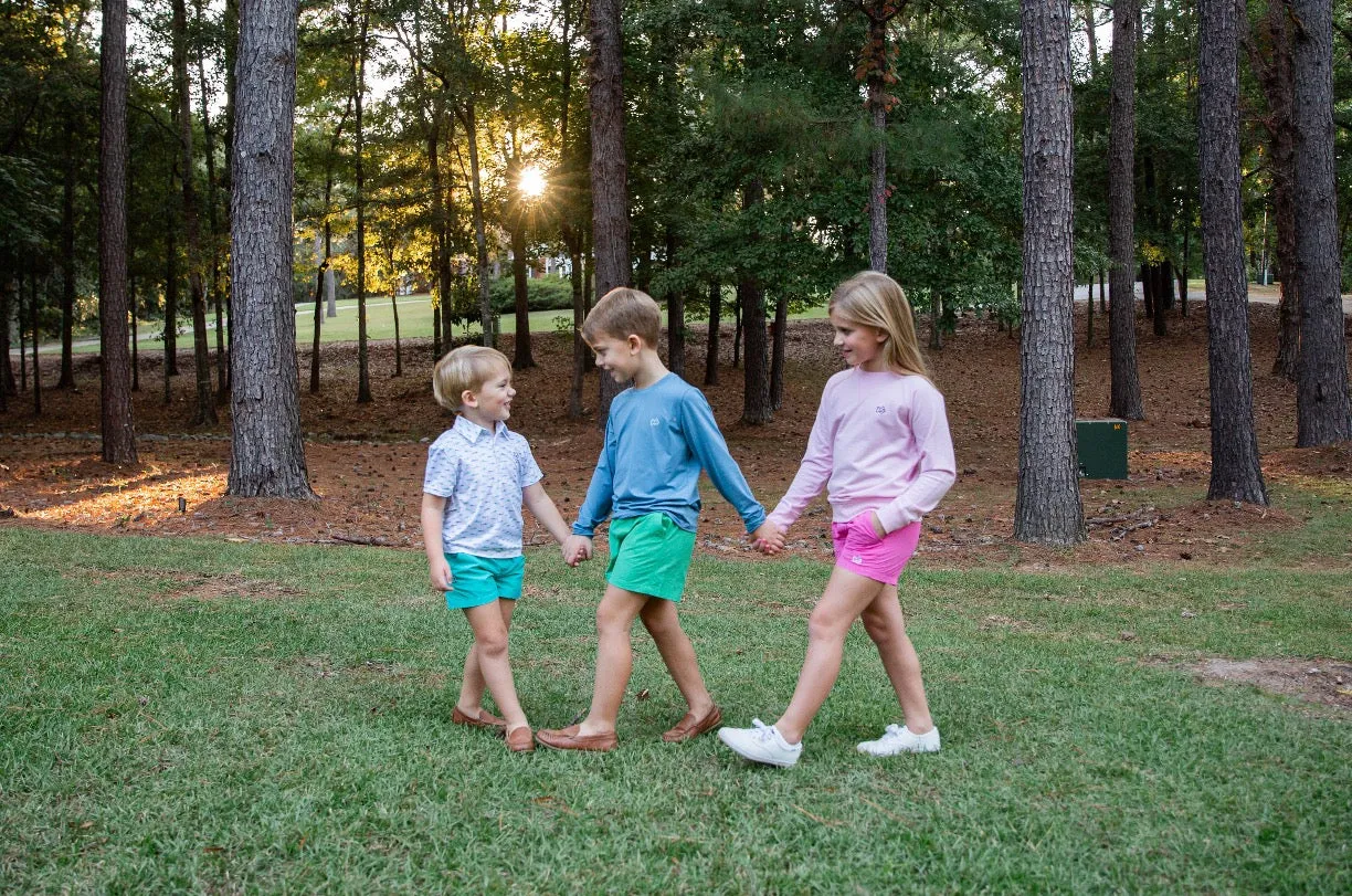 Girls' Harbor Hangin' Short in Fuchsia Pink