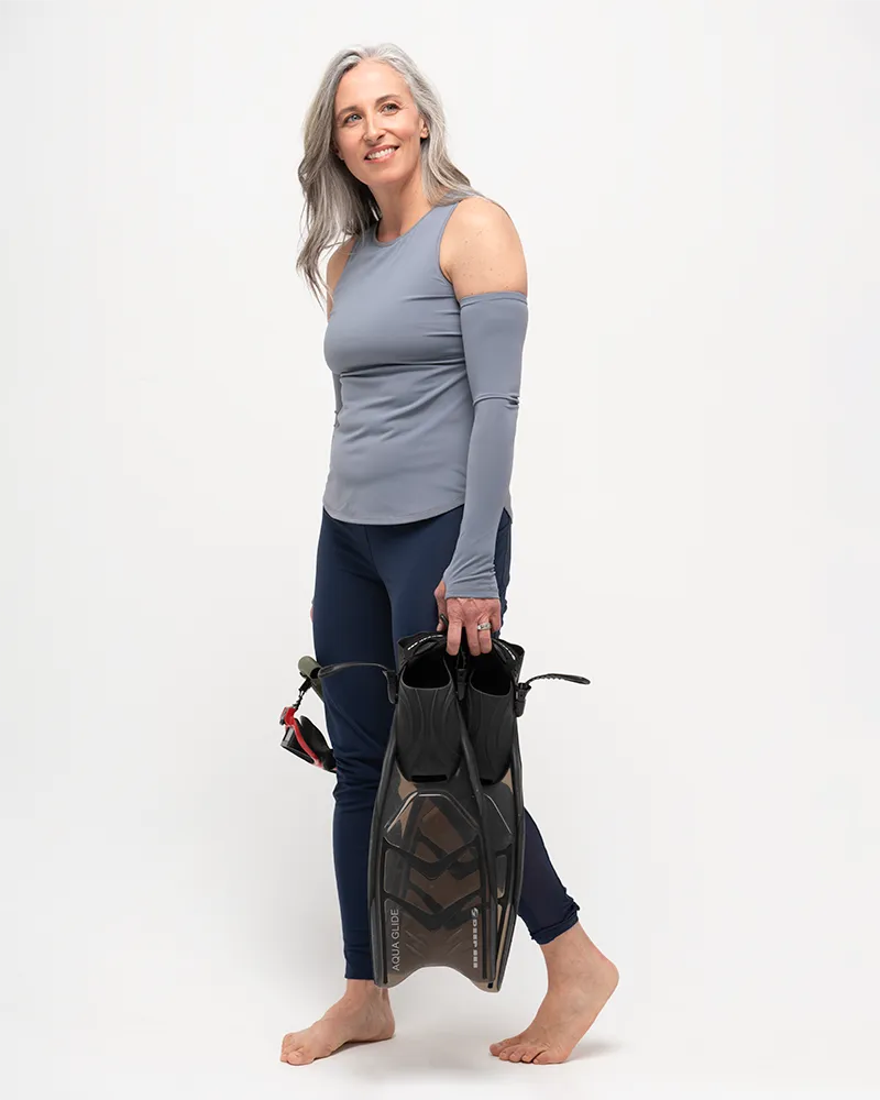 Go Deep Sun & Swim Tank with Built-in Bra - Escape