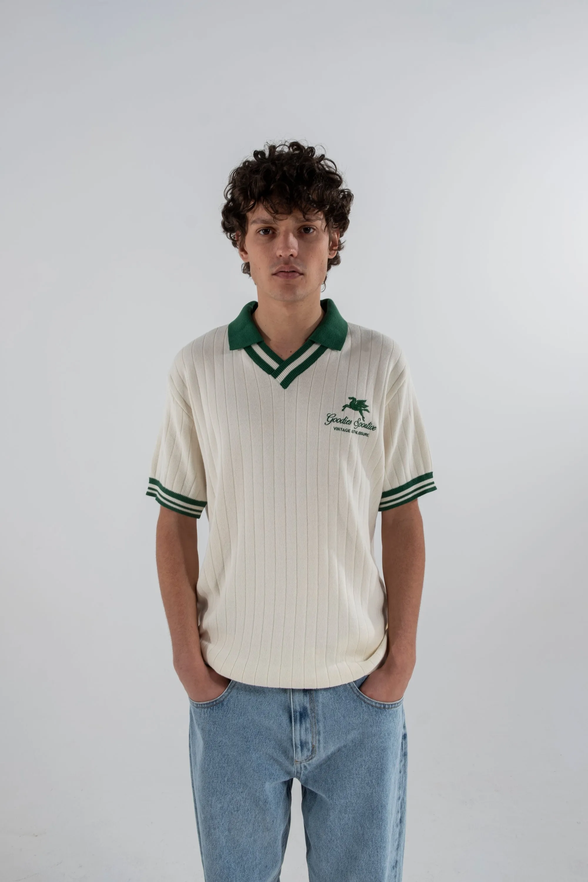 Goodies Sportive - Tennis Vintage Polo - White