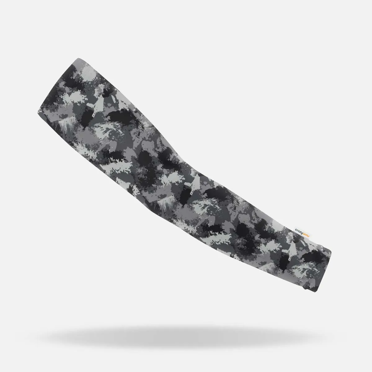 Grey Camo Kids Arm Sleeves