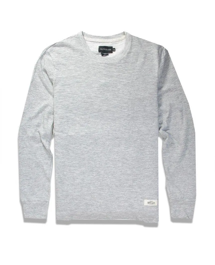 Grey Slub L/S T-Shirt