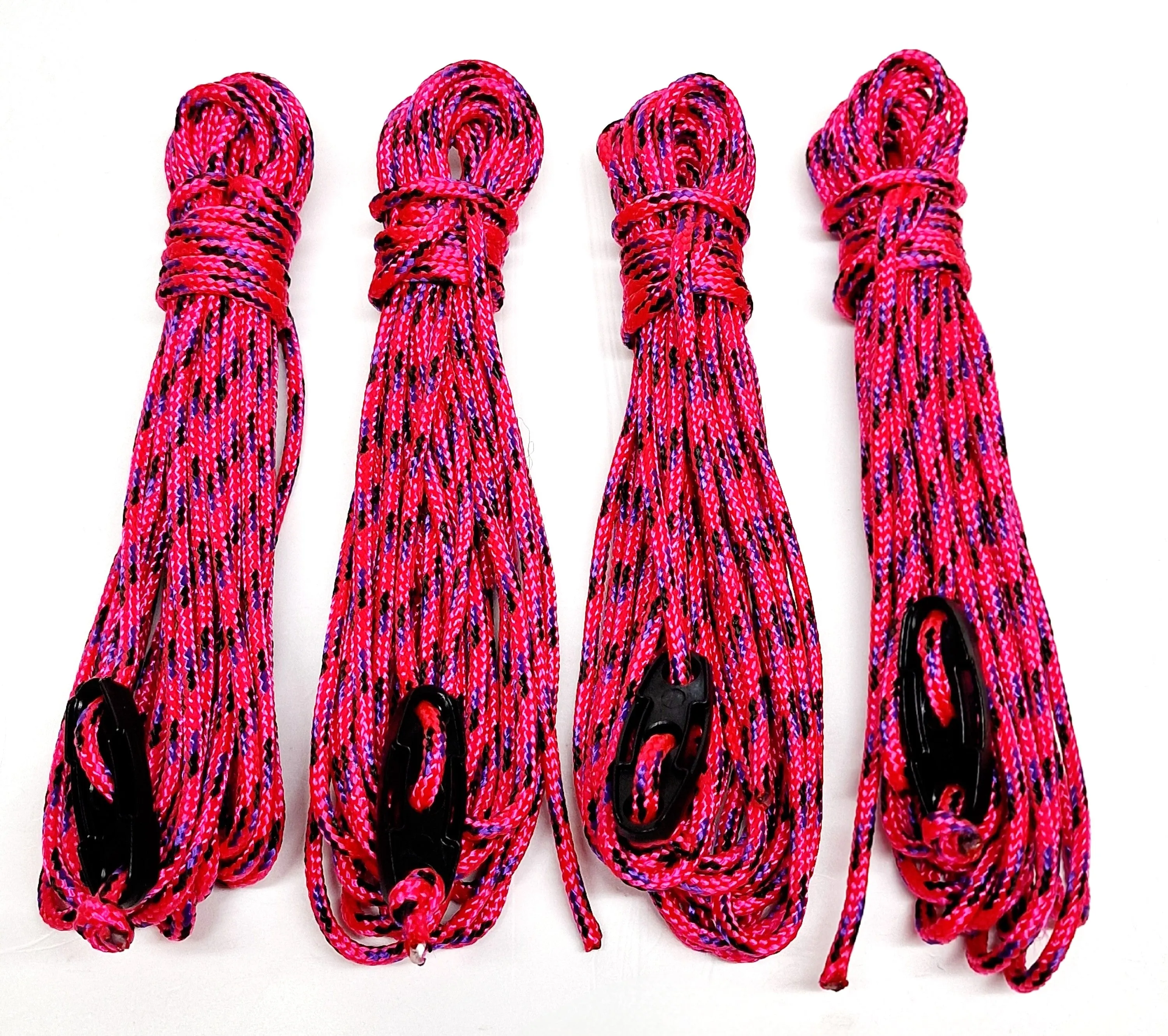 Guy Ropes 3mm 4m Guy Lines Tent Camping Cords Heavy Duty Pack of 4