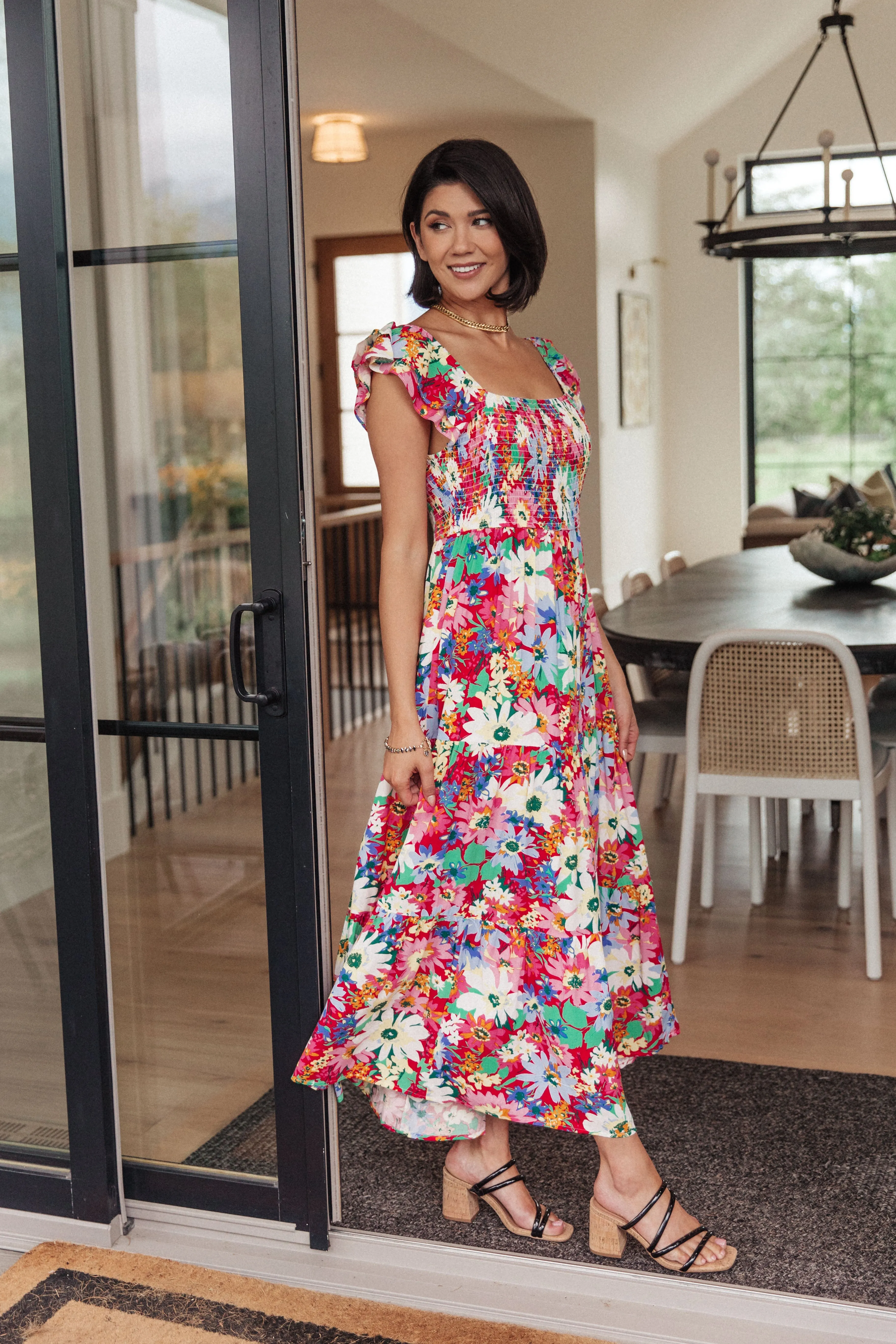 Hazel Blues® |  Walk in the Flowers Maxi Dress
