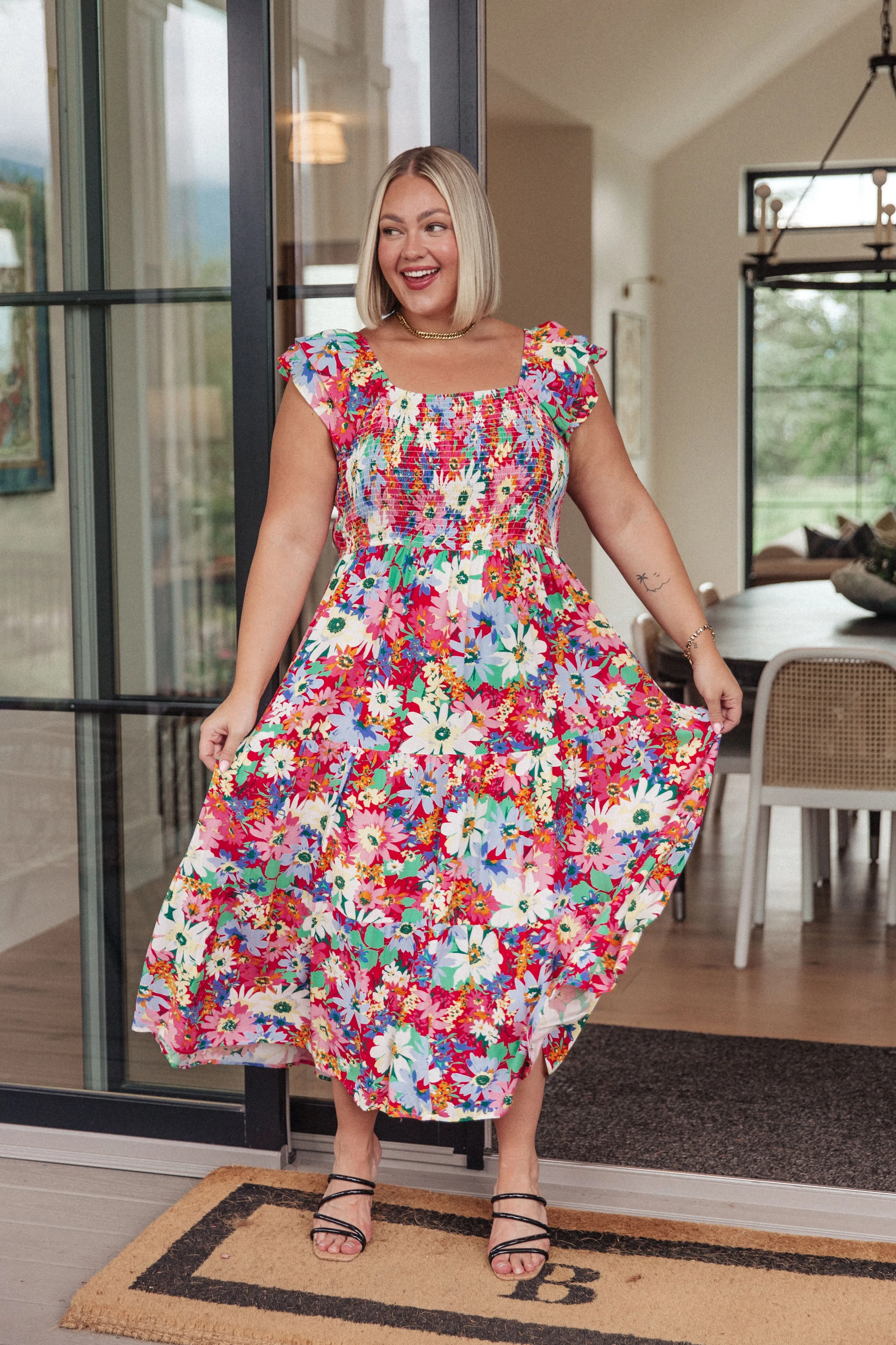 Hazel Blues® |  Walk in the Flowers Maxi Dress