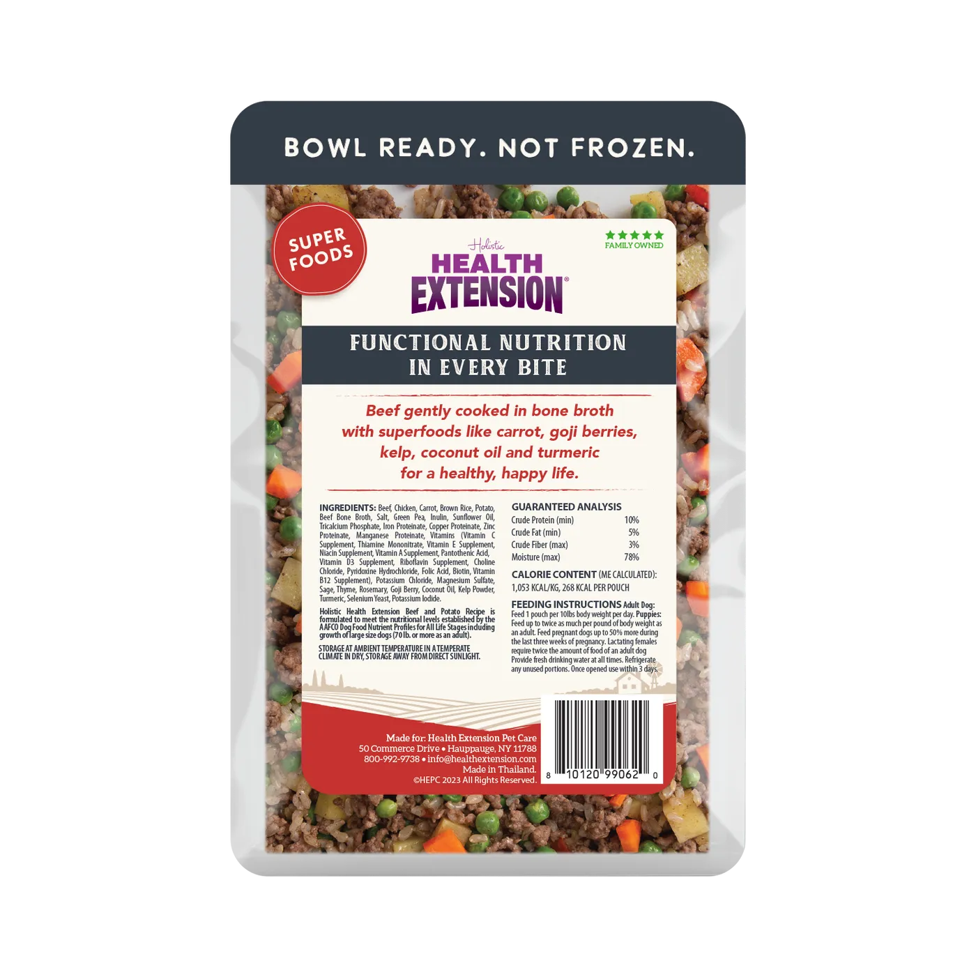 Health Extension Gently Cooked Beef and Potato Recipe Dog Food