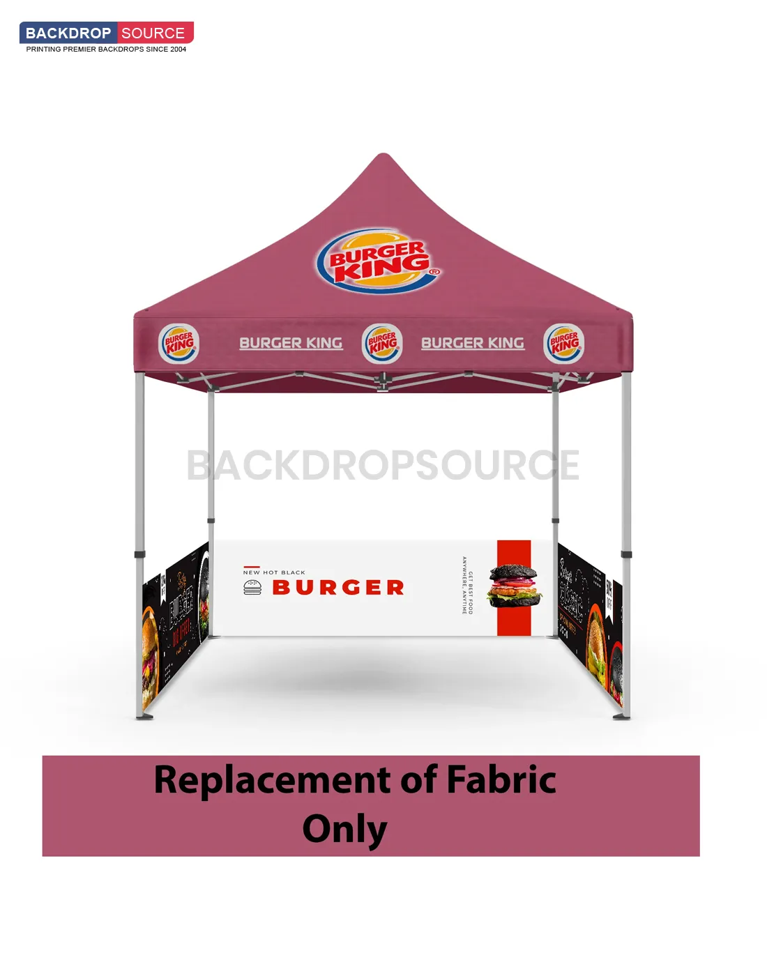 Heavy Duty Custom Canopy Tent (2m W x 3m H)