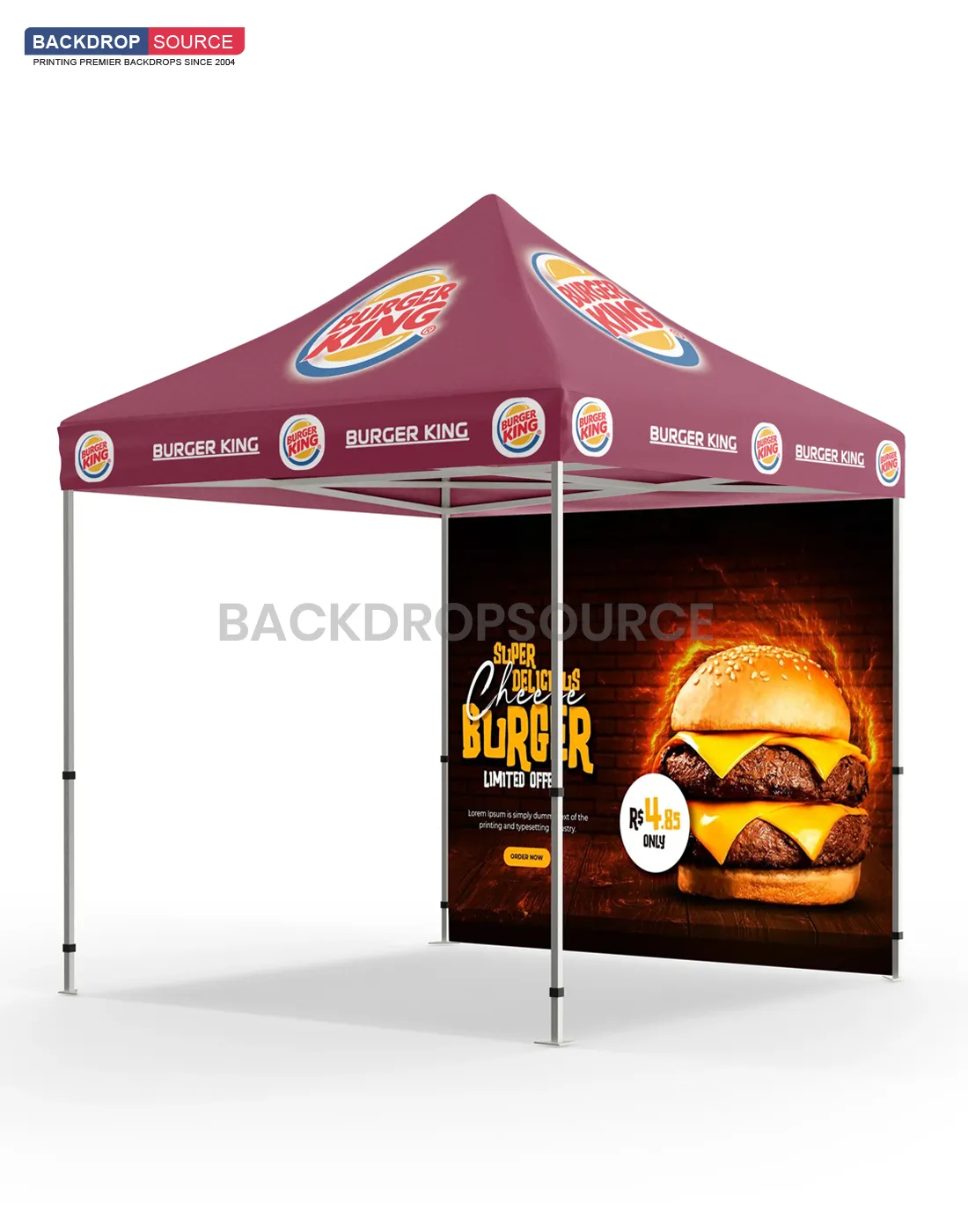 Heavy Duty Custom Canopy Tent (2m W x 3m H)