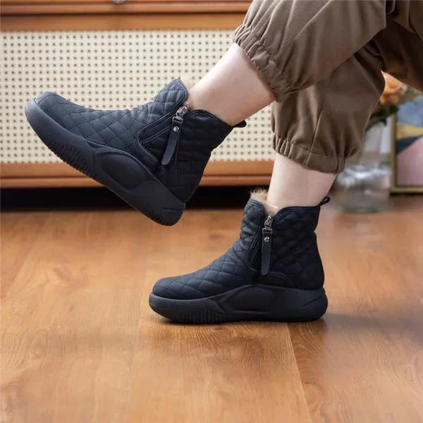 Height Increasing Thick Sole Wearable Padded Snow Boots