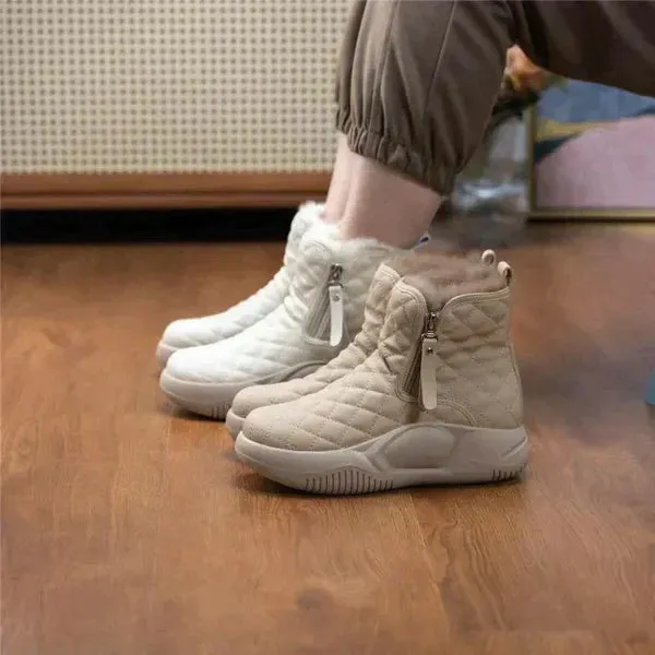 Height Increasing Thick Sole Wearable Padded Snow Boots