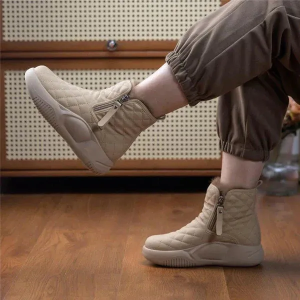 Height Increasing Thick Sole Wearable Padded Snow Boots
