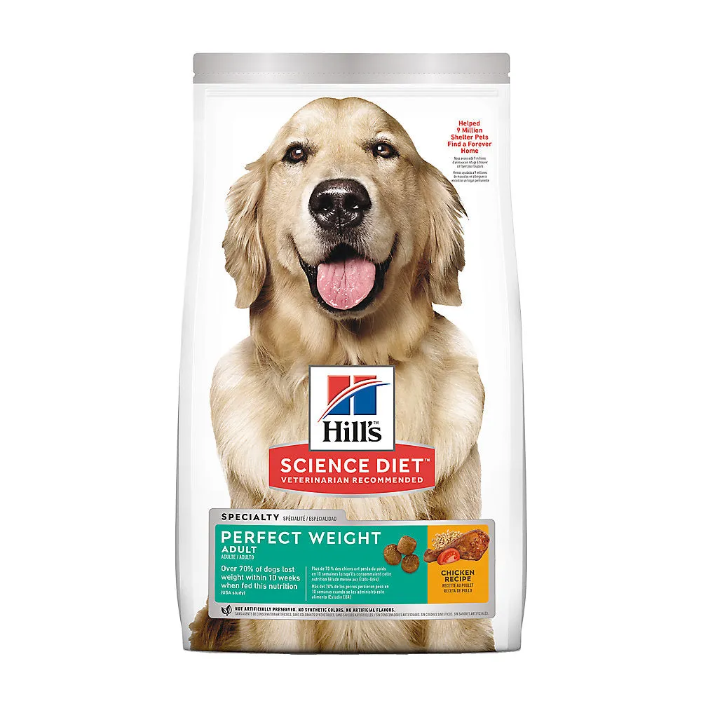 Hill's Science Diet Adult Perfect Weight 11.3kg Dog Food