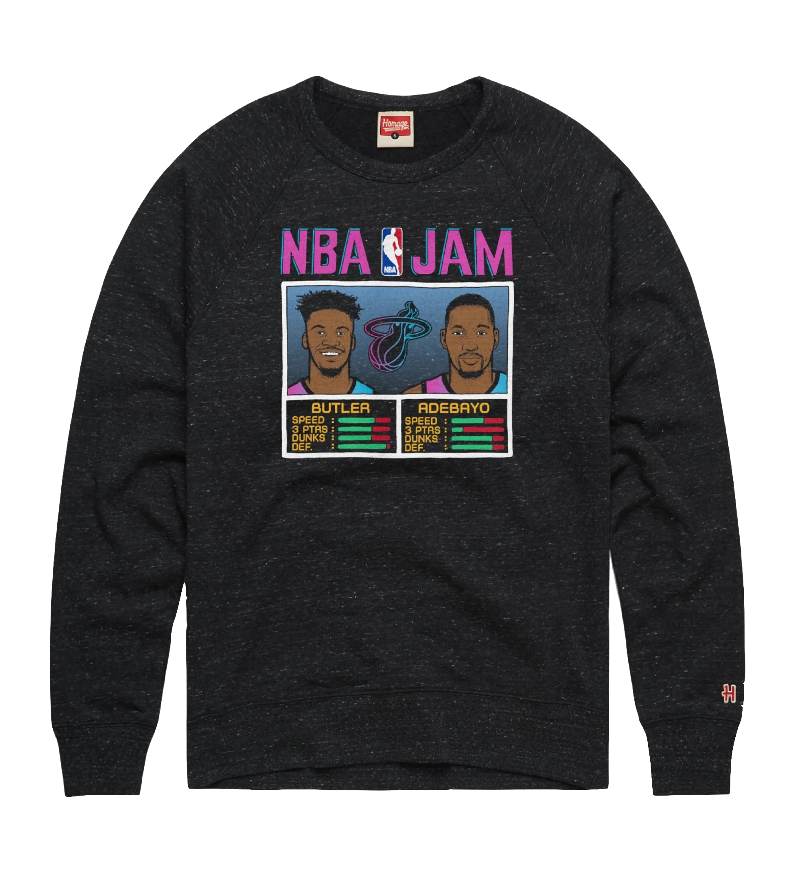 Homage ViceVersa Butler & Adebayo NBA Jam Crewneck Sweater
