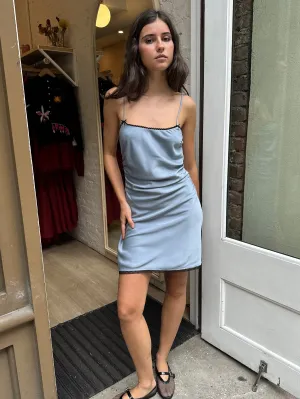 Honor Dress in Slate Blue