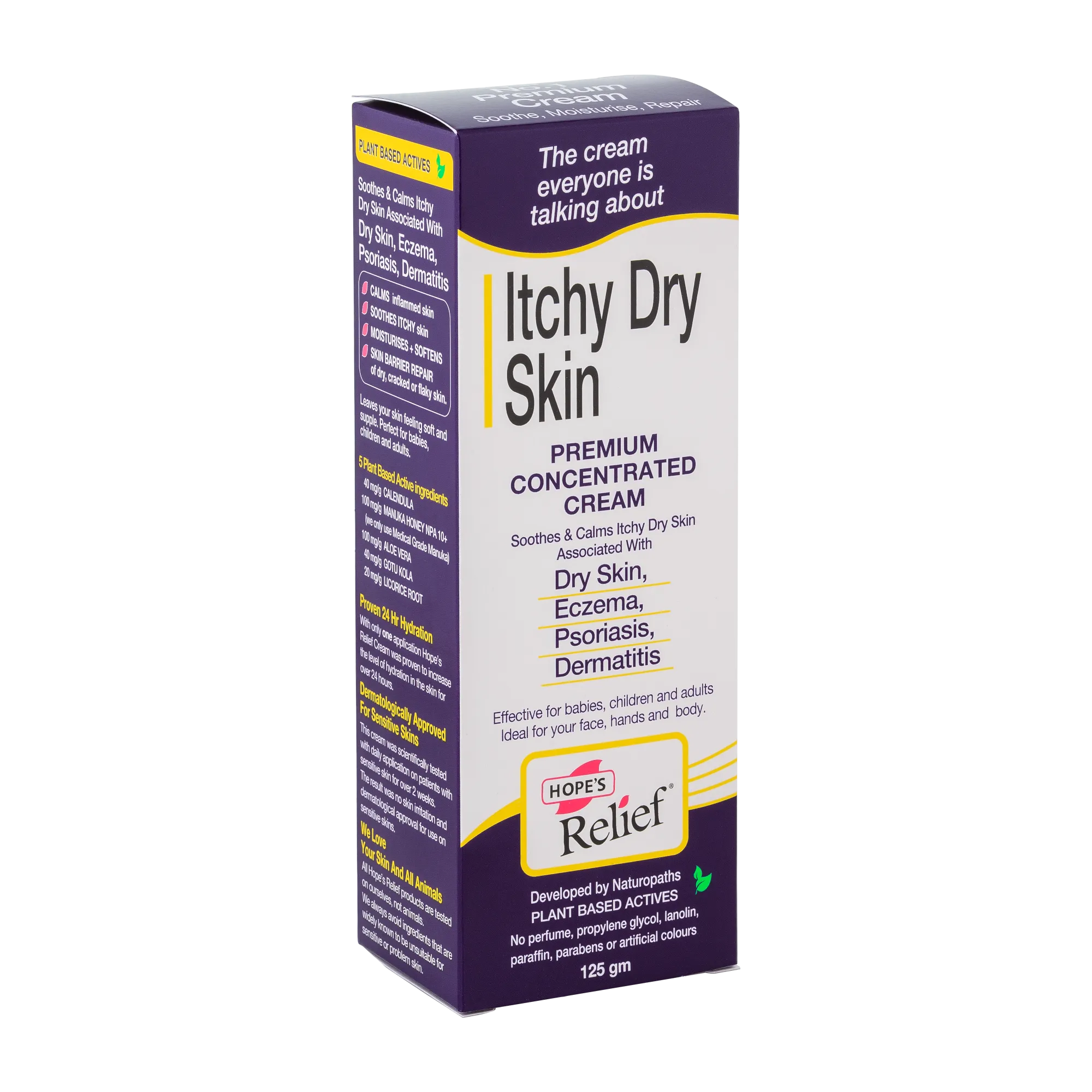 Hope's Relief Premium Concentrated Cream for Itchy Dry Skin
